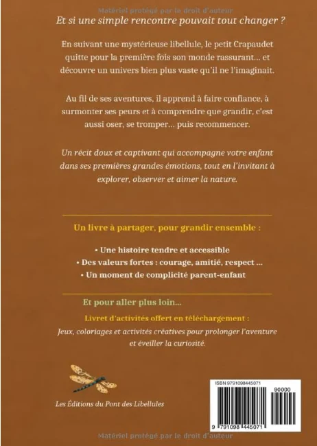 Quatrième de couverture de Les Aventures de Crapaudet